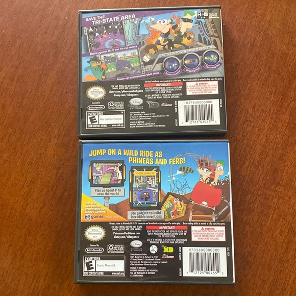 Nintendo DS Phineas & Ferb Across 2nd Dimension & Phineas & Ferb - Picture 2 of 3